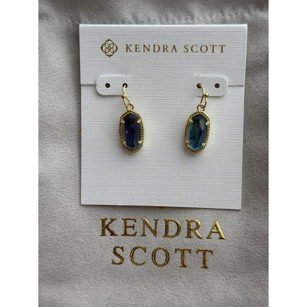 Kendra Scott Blue Teardrop Earrings